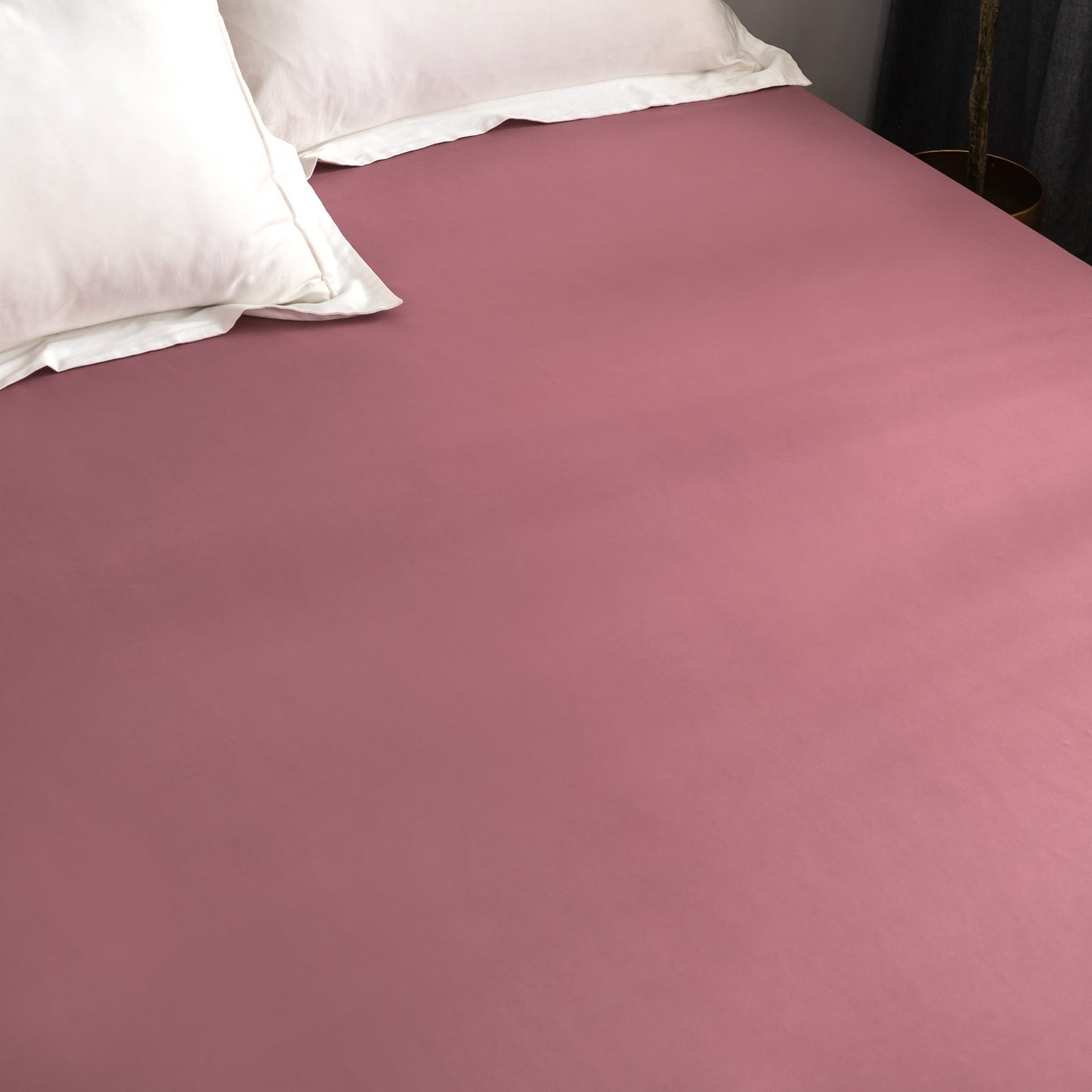 MOHAP Drap Housse 140x190-200cm avec Bonnet 30cm Vieux Rose Drap Housse 100 GSM en Microfibre de Haute Qualité 100% Polyester Doux, Résistant, Anti Plis