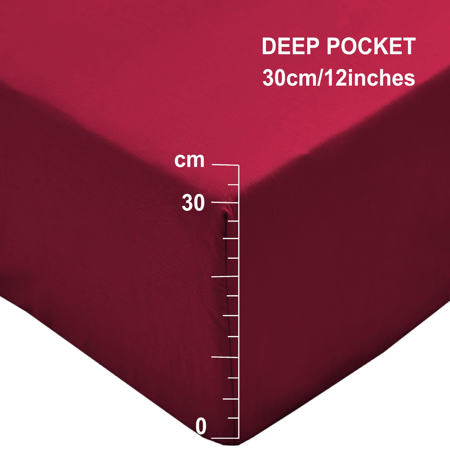 Double 30cm Pocket Red