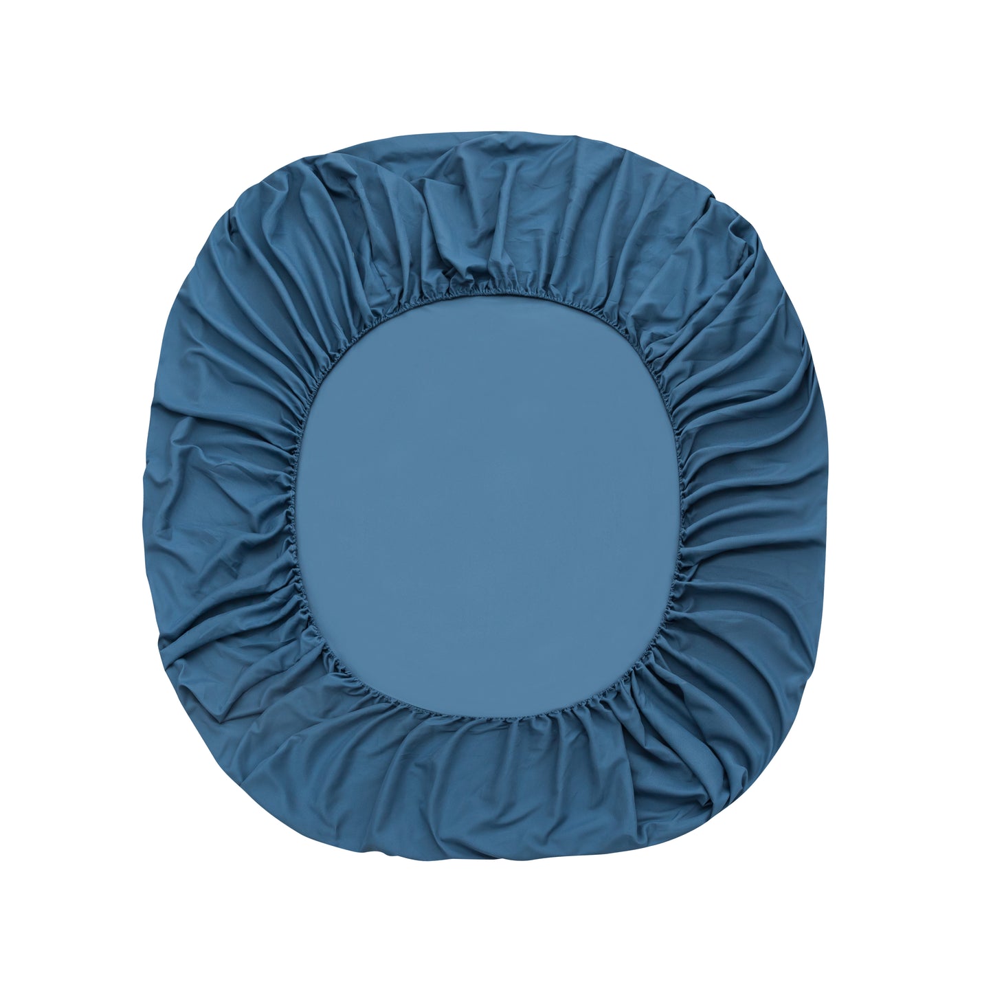 MOHAP Drap Housse 180x200cm avec Bonnet 30cm Bleu Drap Housse 100 GSM en Microfibre de Haute Qualité 100% Polyester Doux, Résistant, Anti Plis